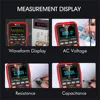 TOOLTOP ET2010A Portable Digital 1Mhz Oscilloscope 2.5Msps Sampling Rate AUTO Range AC/DC 600V Graphcial Multimeter Oscilloscope 3