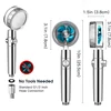 360 Degrees Rotation Turbo Fan Shower Head High Pressure Water Saving Spray Adjustable Showerhead Filters Bathroom Accessories 3