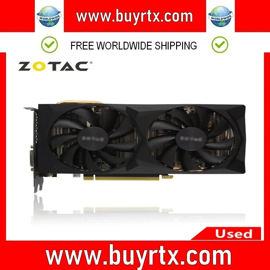 2024 Used ZOTAC RTX 2060 SUPER 8GB Video Cards GPU RTX2060 GAMING Graphic Card 2060S