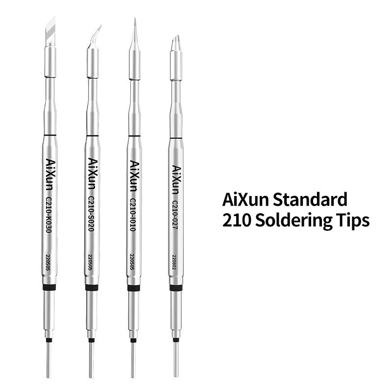 

AiXun C210 Ultimate Soldering Iron Tips For Soldering Station PCB CPU Power Chip Welding Work Repair Welding Tool Knifes