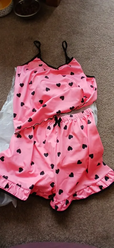 Luxe Spaghetti Strap Summer PJ Set - Breathable Comfort Sleepwear photo review