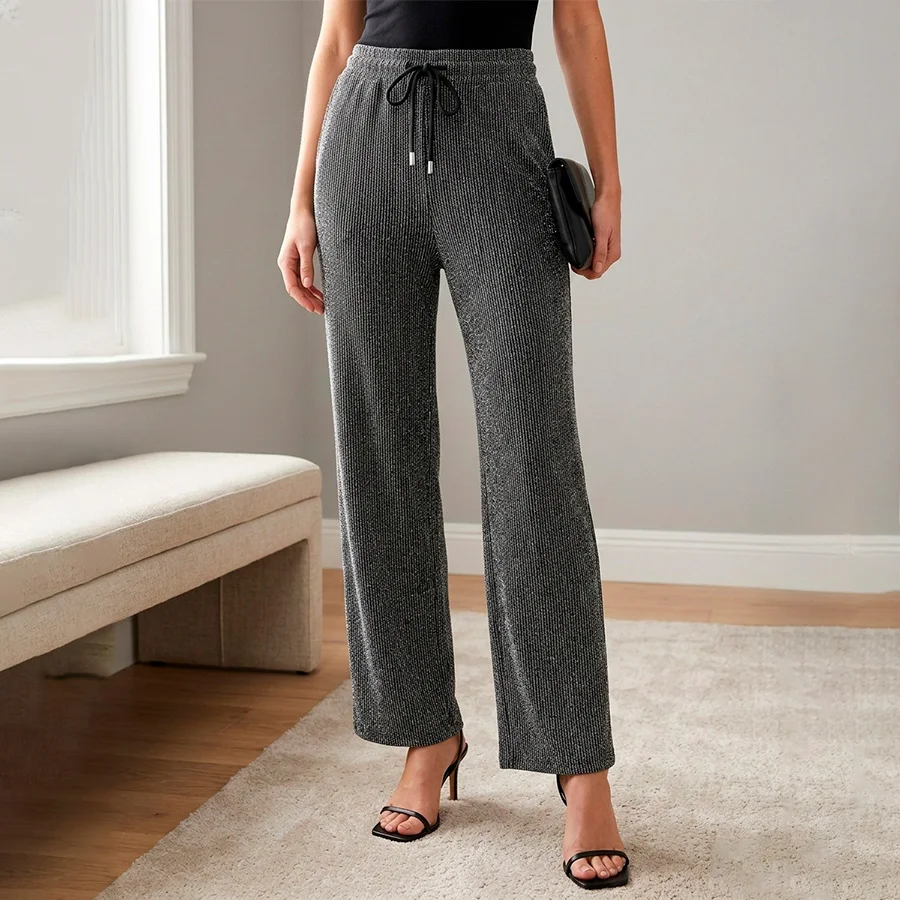 Pantalón con Destellos y Brillo – Estilo "Glow" y Máximo Confort