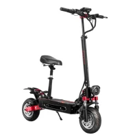 Trottinette électrique BOYUEDA Q7 Pro Max 52V28AH 3200W à double moteur avec contrôle d'application activé par NFC, pneus silencieux de 11 pouces, trottinette électrique pliable 2