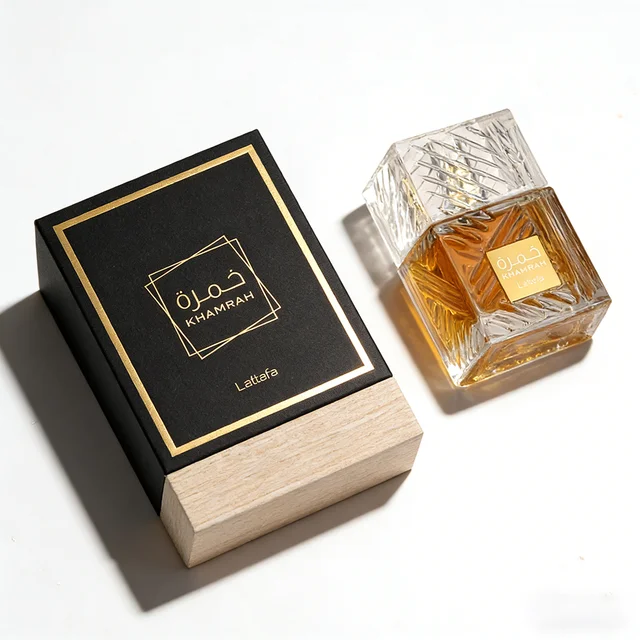 Lattafa Khamrah Eau de Parfum 100ml - Parfum oriental sucré pour homme avec pomme, cannelle et vanille - Longue tenue extrême 1