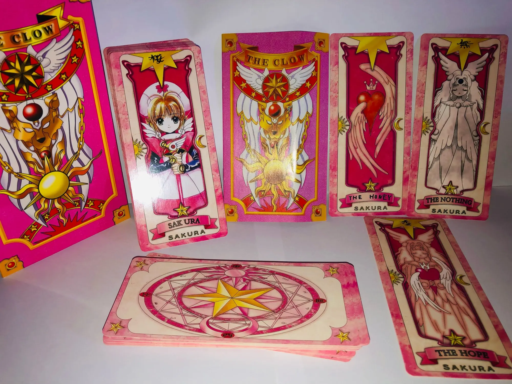 56pcs Anime Cosplay Card Captor Sakura KINOMOTO Clow Cards Tarot Prop _ -  AliExpress Mobile