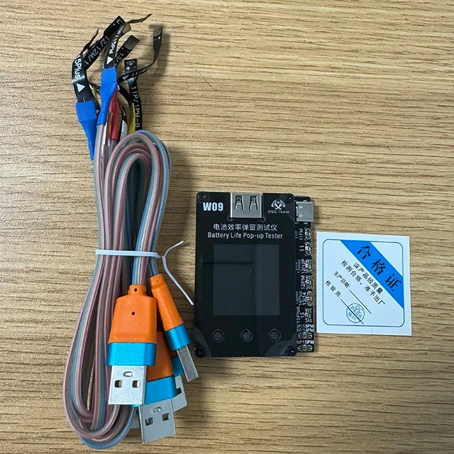 

OSS W09 Pro V3 Battery Efficiency Pop-up Tester For iPhone 11-15 Series Solve Window Pop-up Modify Battery Efficiency