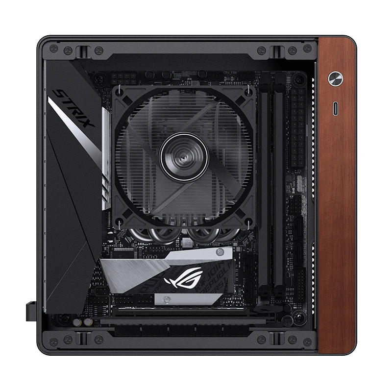 JONSBO NV10/N10 Desktop MINI-ITX Case Aluminum alloy shell compatible with 1U FLEX power supply 4.5L computer case