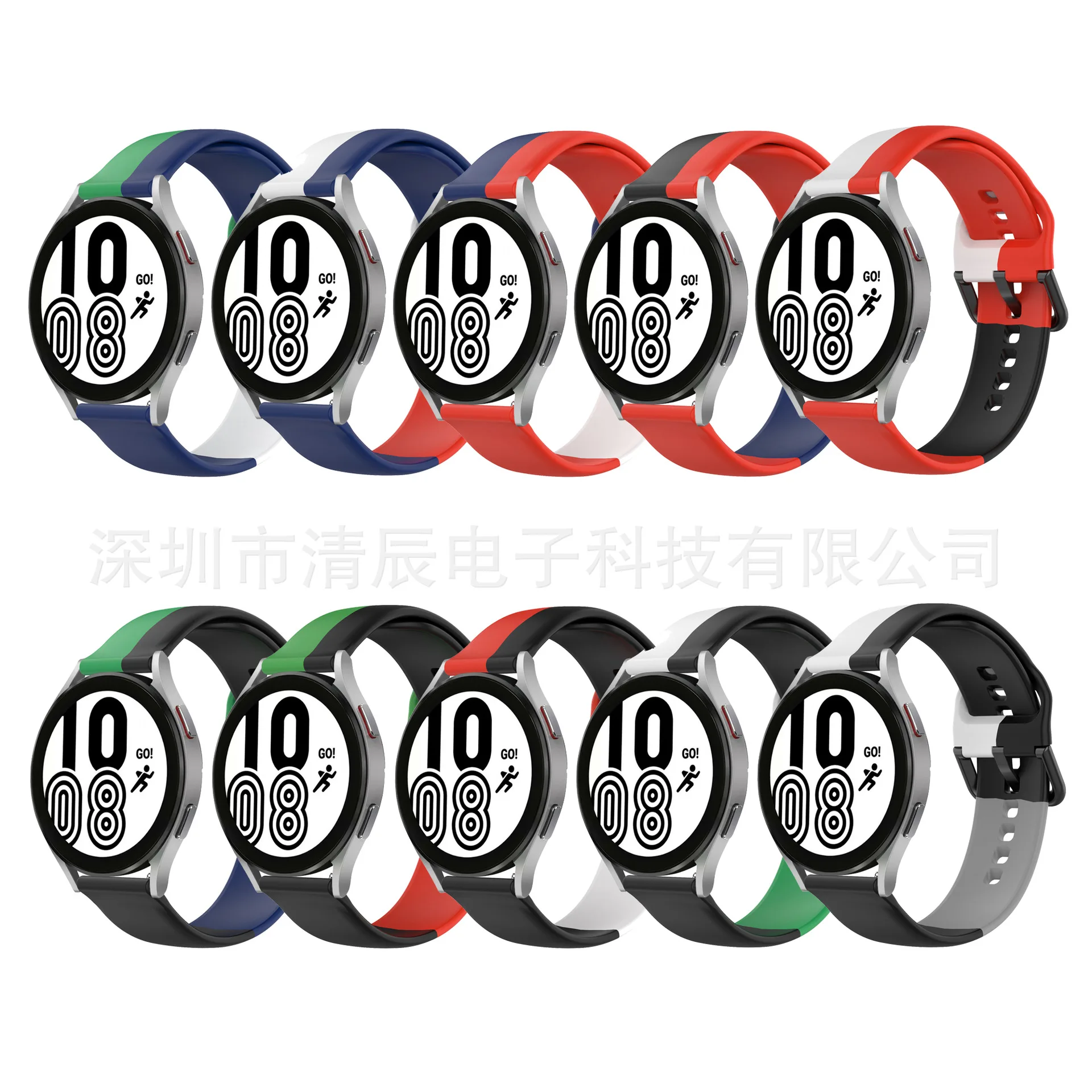 20mmforSamsungGalaxyWatch4Classic4246mmWatchStrapBlackNew