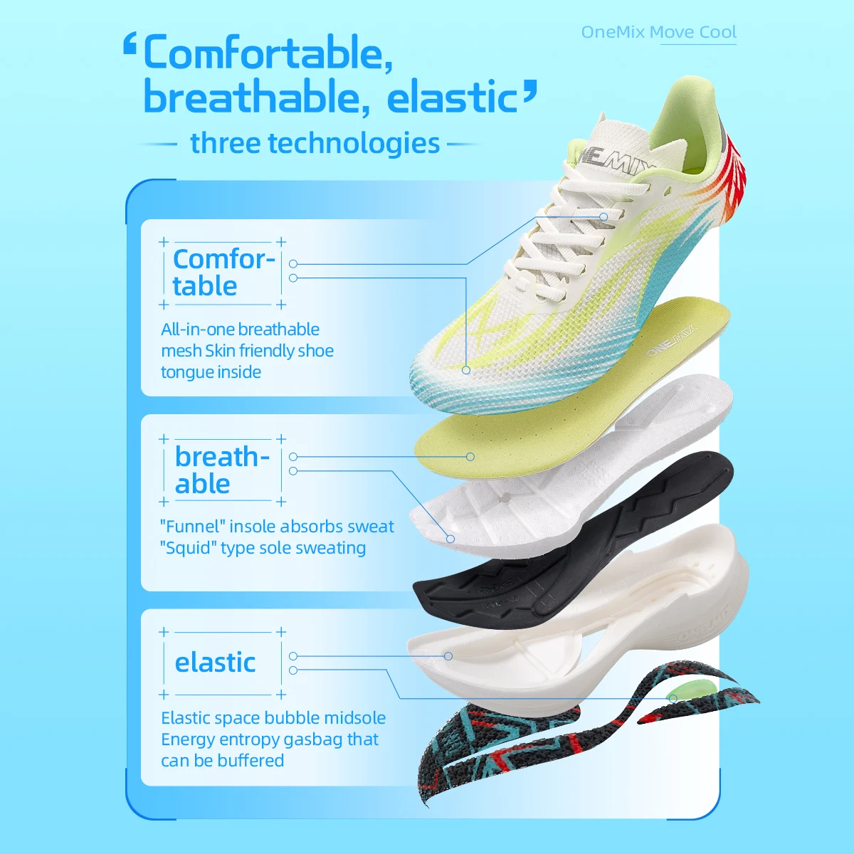 ONEMIX Professional Training Running Shoes 6