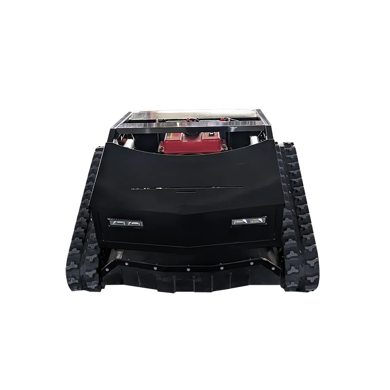 Self Propelled Robotic Lawn Mower Garden Crawler Powerful Gasoline Remote Control Grass Cutter customization 2