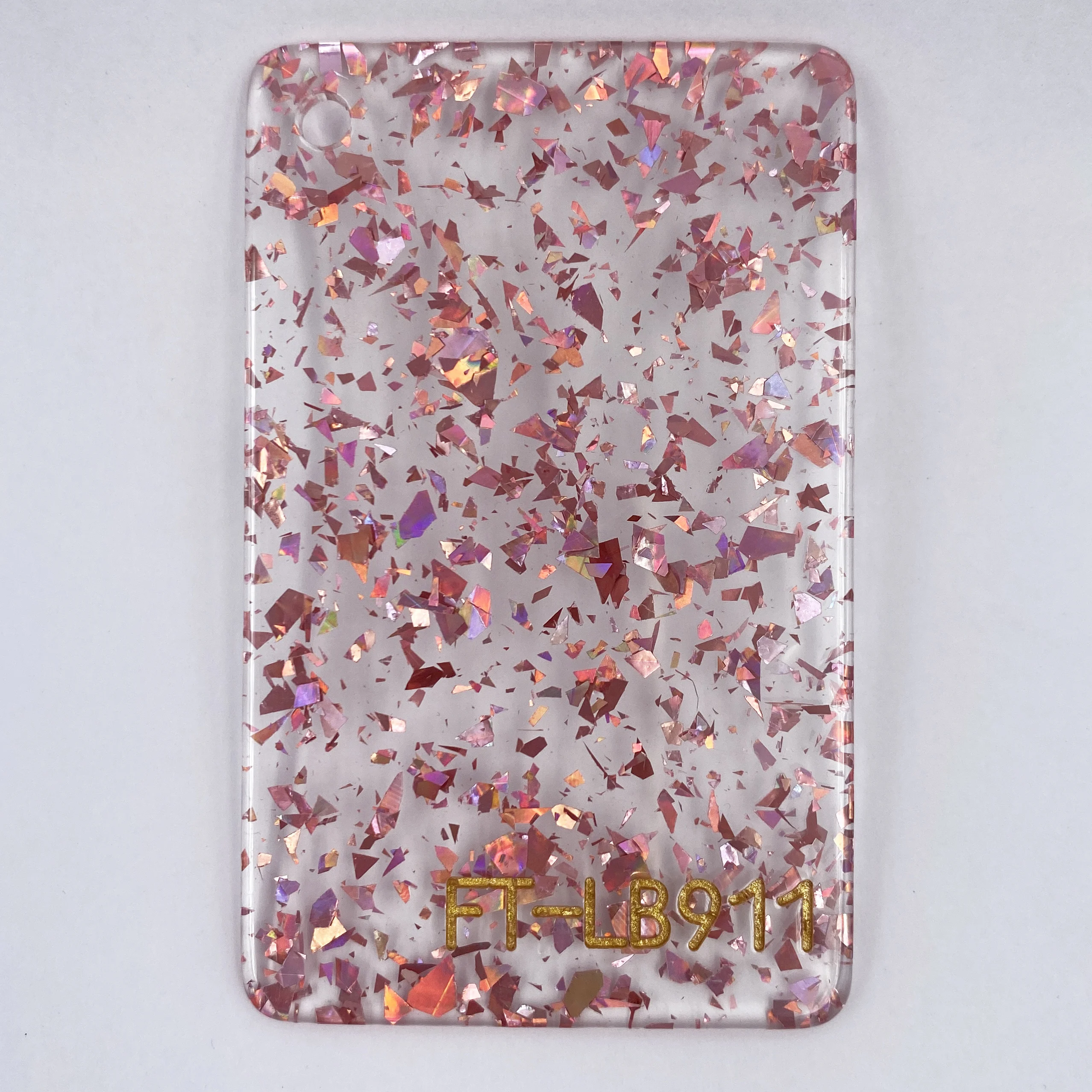 Transparent Rose Gold Acrylic Sheet, Transparent Plastic Sheet