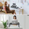 Laptop Desk Bed Table Adjustable Foldable Desk Notebook Stand Reading Holder with Cup Holder for Writing/Working on Bed/Couch 5
