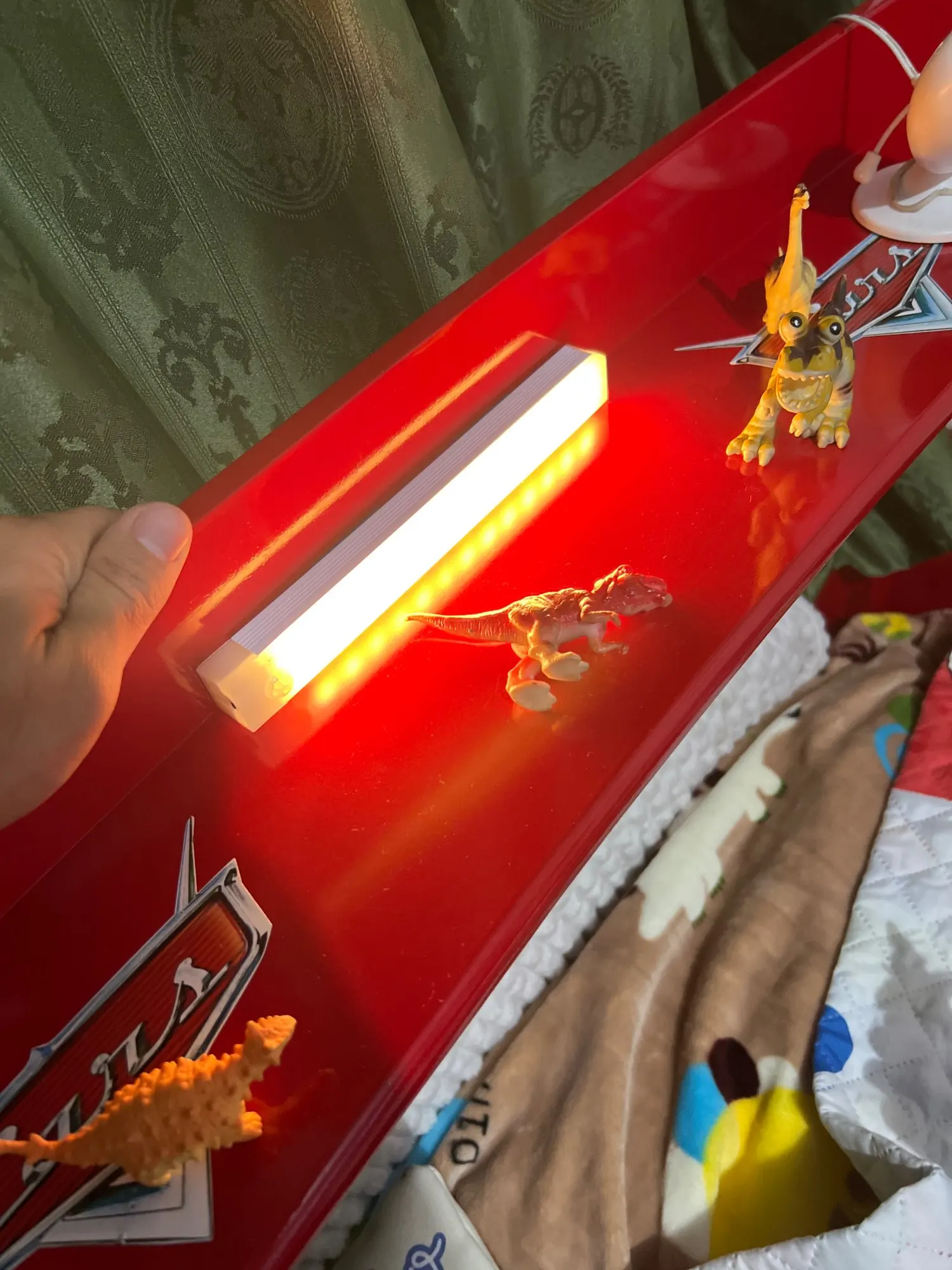 LED Motion Sensor Bar Light Rechargeable Induction Night Light Portable Cordless Magnetic Cabinet Lamp photo review