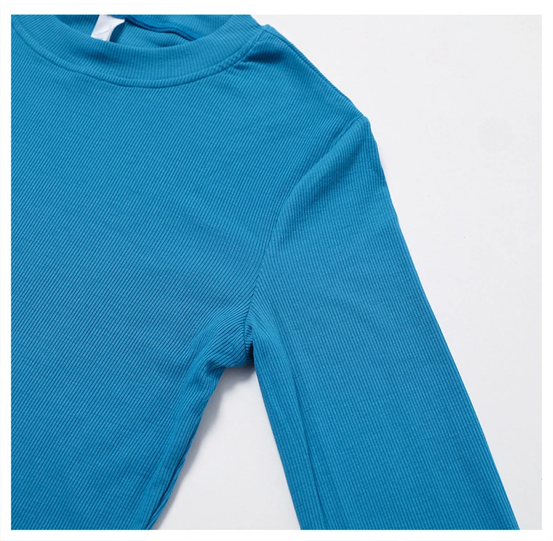 Slim Fit Long Sleeve Yoga Top – Women’s Workout Shirt Gym & Running