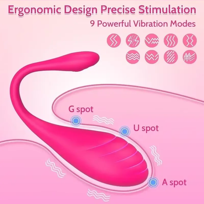 Sex Toys Vibrators Adult Toy Remote Vibrator App Control G Spot Vibrator with 9 Powerful Vibration Clitoral Stimulator 18 Women