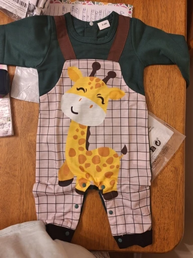 Striped Elephant Romper photo review