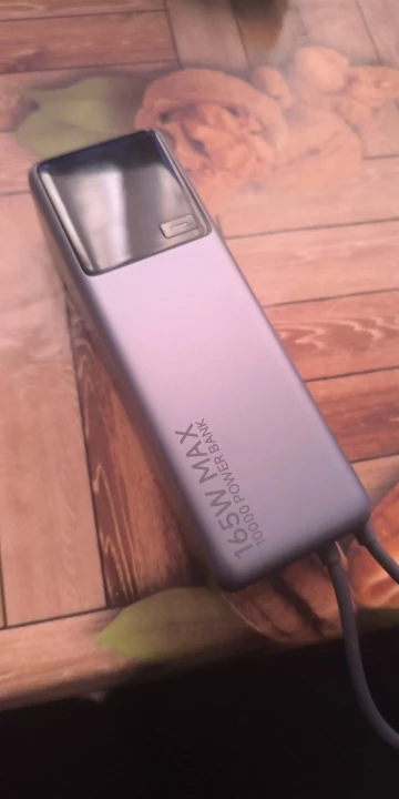 Xiaomi 165W Power Bank 10000 PB1165MI Integrated USB C Cable LED