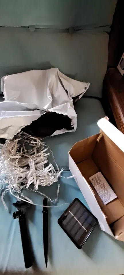 Guirlande solaire LED de noël