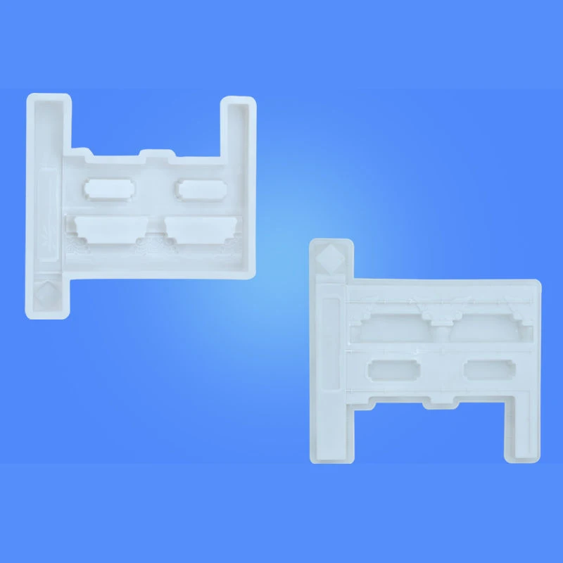 Flower Pond Brick Antique Fence Cement Mould Surrounding Flowers and Grass Garden Community Concrete Mou