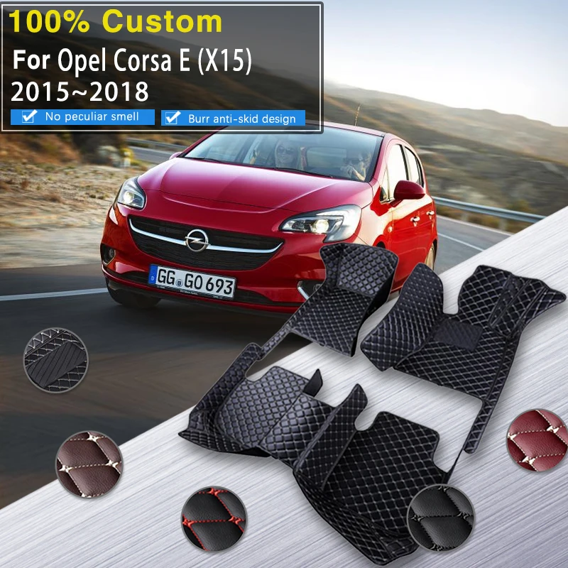 Car Floor Mats For Opel Corsa E 2015~2018 Waterproof Protection Pads Tapete Universal Para Carro Car Mats Floor Car Accessories _ - Mobile