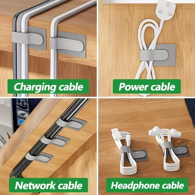 Reusable Hook and Loop Self-Adhesive Cable Organiser Straps