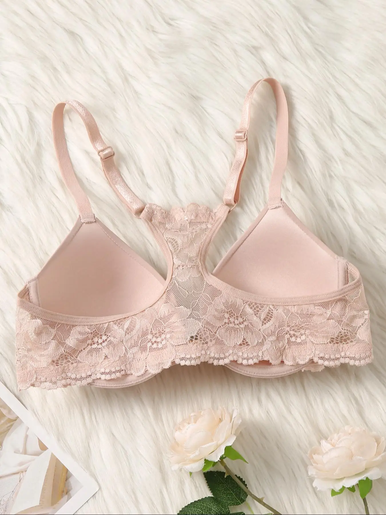 Deep V Lace Push-Up Bra - Sexy Comfortable Womens Underwear