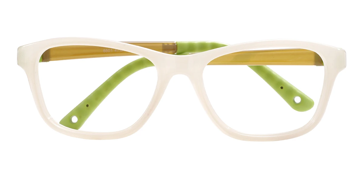 Silicone Flexible Square Blue Light Blocking Glasses For Kids