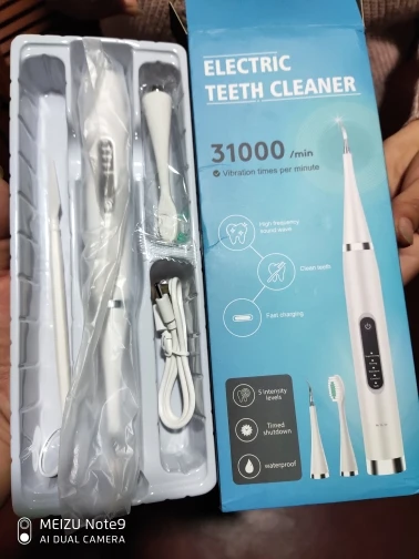 Electric Teeth Whitening Dental Calculus Scaler Plaque Coffee Stain Tartar Removal High Frequency Sonic Toothbrush Teeth Cleaner photo review