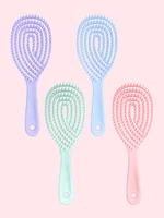 Scalp Massage Combs Hollow Out Hair Brush Hair Styling Detangler Fast Blow Drying Detangling Tool Wet Dry Curly Hair 2