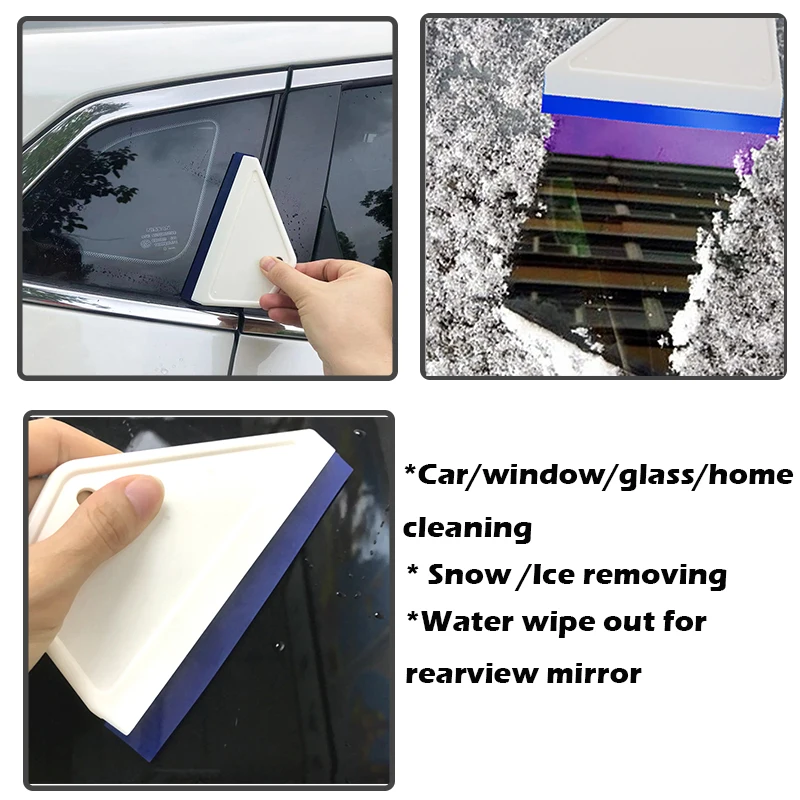 TOFAR Fenster Tönung Rakel Gummi Klinge Rakel Auto Reinigung Glas Spiegel Windschutzscheibe Wasser Wischer Reiniger Schnee Schaber Schaufel – Detail 3