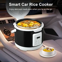 Cuiseur à riz 3L 12V 24V 220V 2L à trois tensions pour voiture et maison, cuiseur à riz pour camionnette et voiture, idéal pour les voyages, utilisation mondiale 4