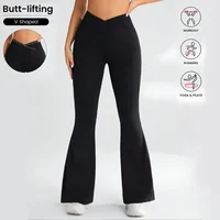 Flare Leggings Women's High Waisted Bootcut Yoga Pants  Flared Leggings for Workout and Casual Wear Comfortable and Stylish Pant