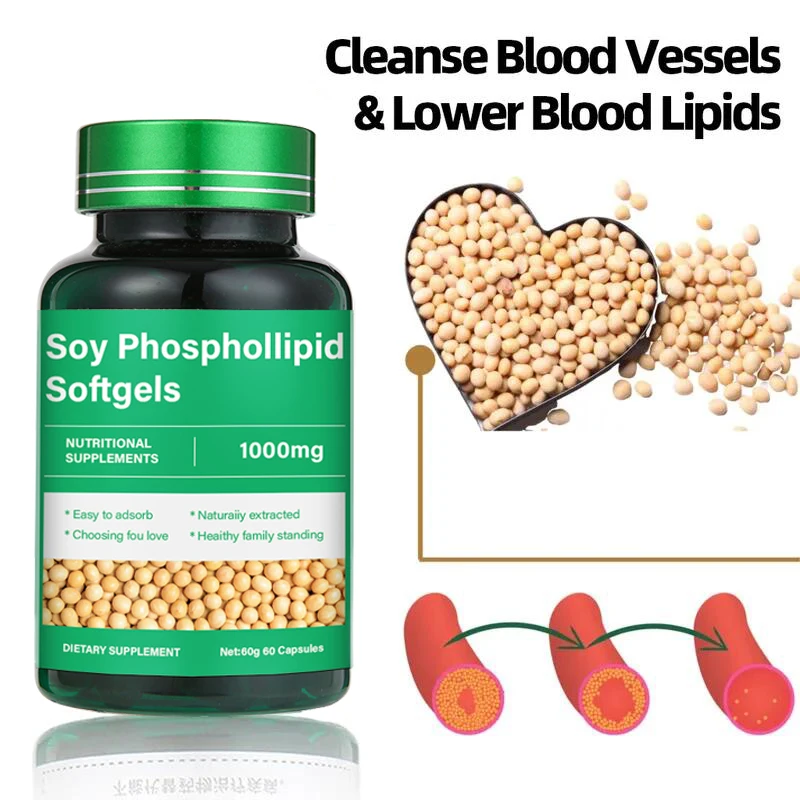 Vascular cleaning capsule soybean oil CFDA approval organic capsules
