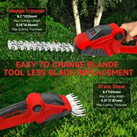 Cordless Hedge Trimmer Electric Grass Trimmer Bush Trimmer Grass Shears Garden Tools for Milwaukee 18V Battery (No Battery) 2