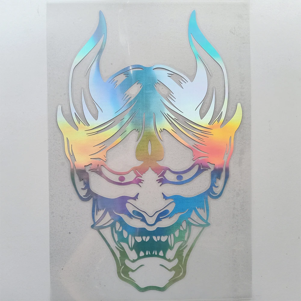 Oni Mask JDM Stickers Japanese Styl Decal Decoration Window Bumper