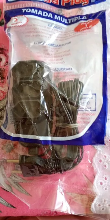 Extensão elétrica 3 Tomadas Compacta Atacado vários tamanhos photo review