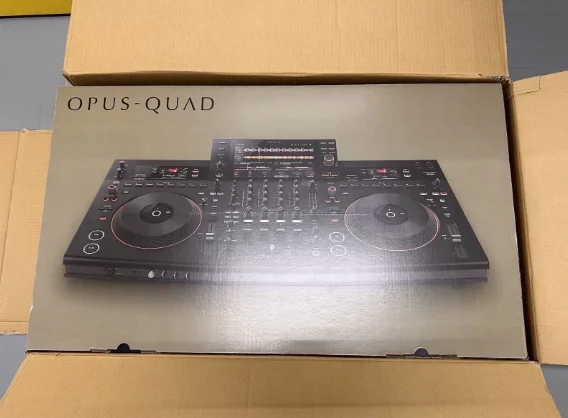 OPUS-QUAD 4 채널 올인원 DJ 시스템, 오리지널, 배송 준비 완료