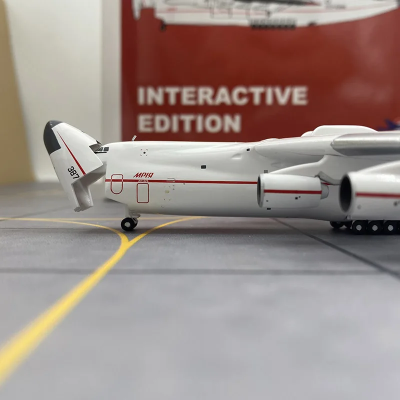 Grote geassembleerde versie van ANTONOV Mriya AN-225 Exclusieve Edition Officieel product, DIY 3D-model, Oekraïens vliegtuig werkmodel Dream van Metal Time., MT001 READY
