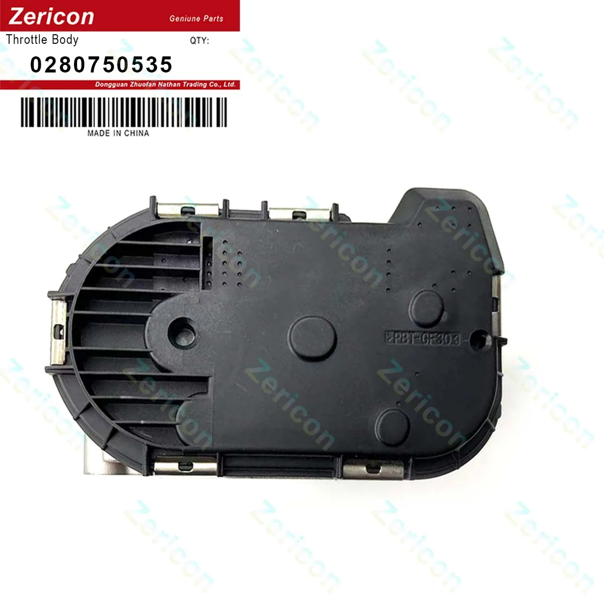 Throttle Body 0280750535 7S7G-9F991-CA Compatible With 2011-Ford Fiesta 1.6L
