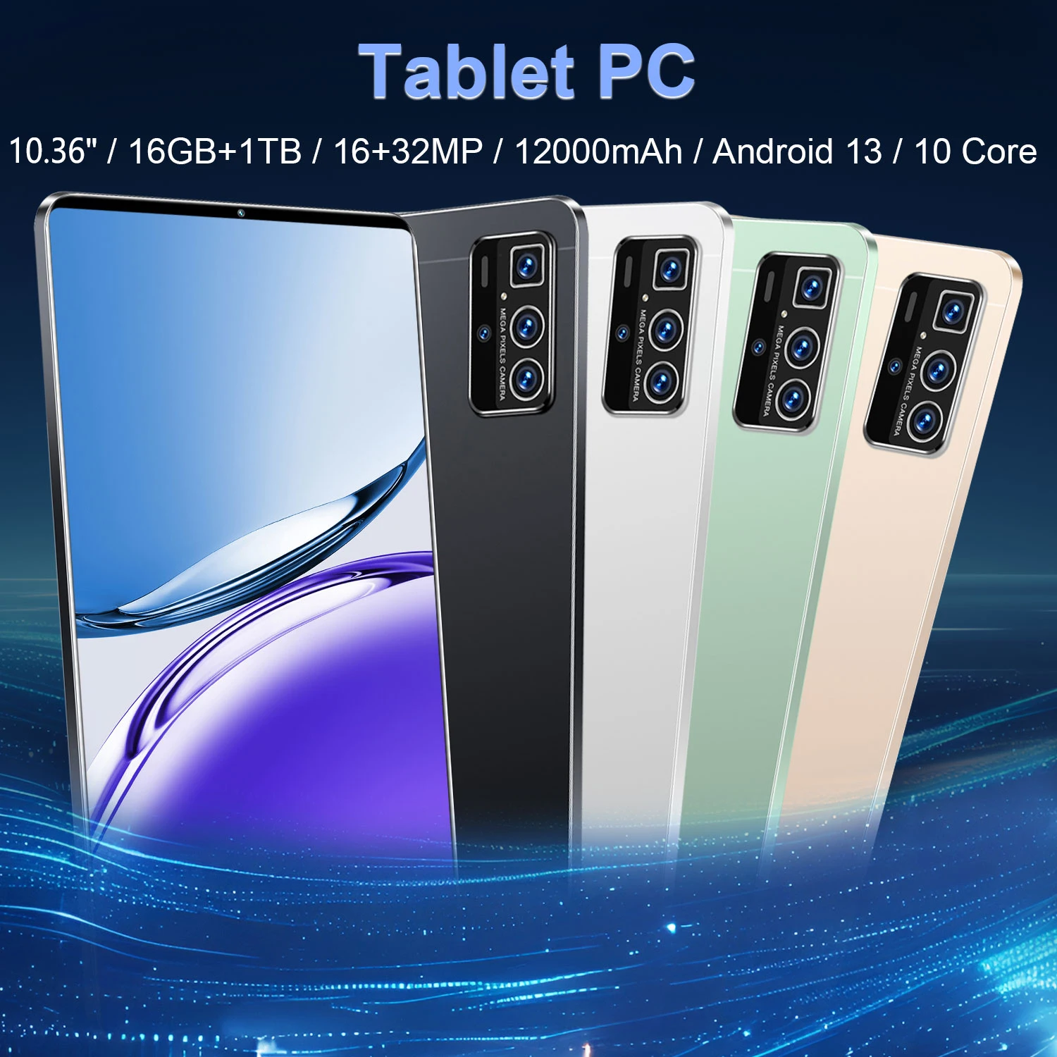 2025 Tablet Android Brand Pro14 Inch 16GB RAM,1TB ROM