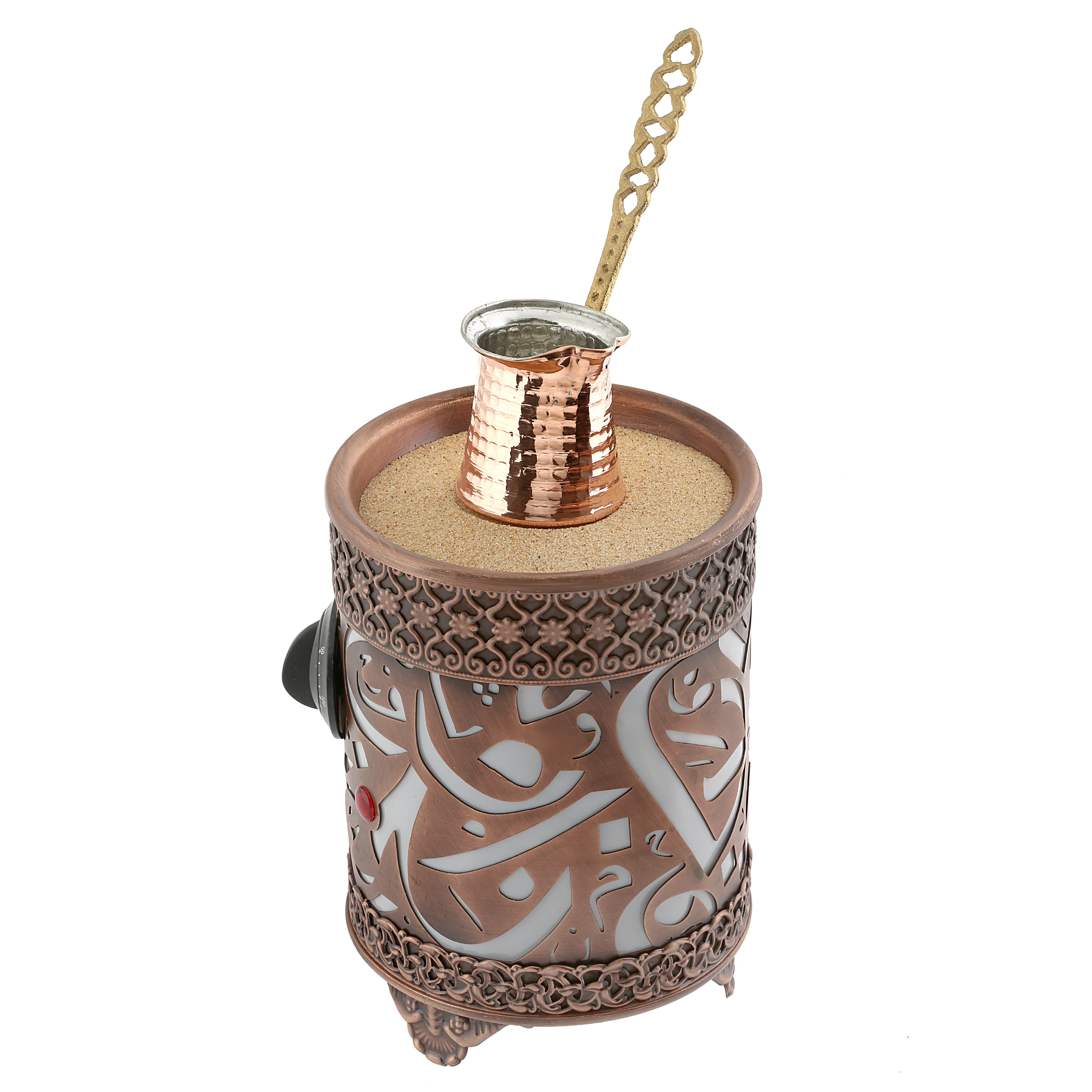 

Tulip Home Accessories - Authentic Turkish Copper Electric Hot Sand Coffee Maker - Heater Machine 110V - 220V