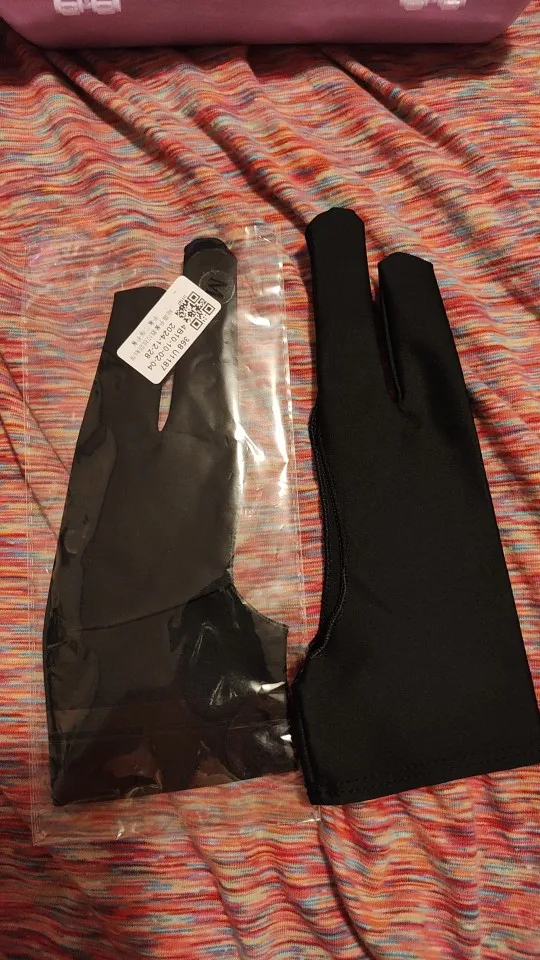 Drawing Glove Palm Rejection Two Finger Gloves for Apple IPad Capacitive Tablet Screen Artist Right/Left Hand Graphic Tablet photo review