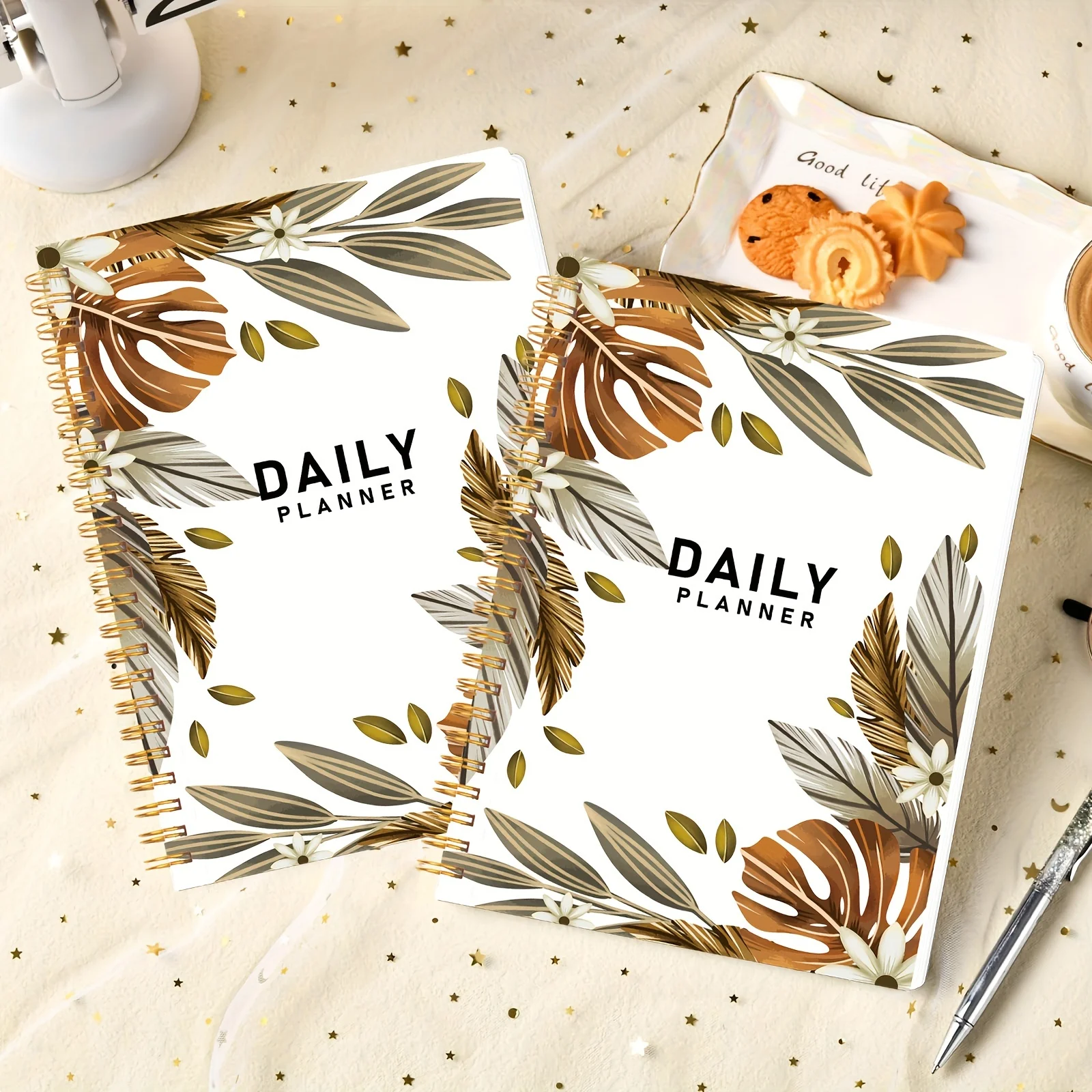 

1pc Daily To Do List Notebook Spiral Undated Schedule Planner Agenda Easily Organize Journal 52 Sheets