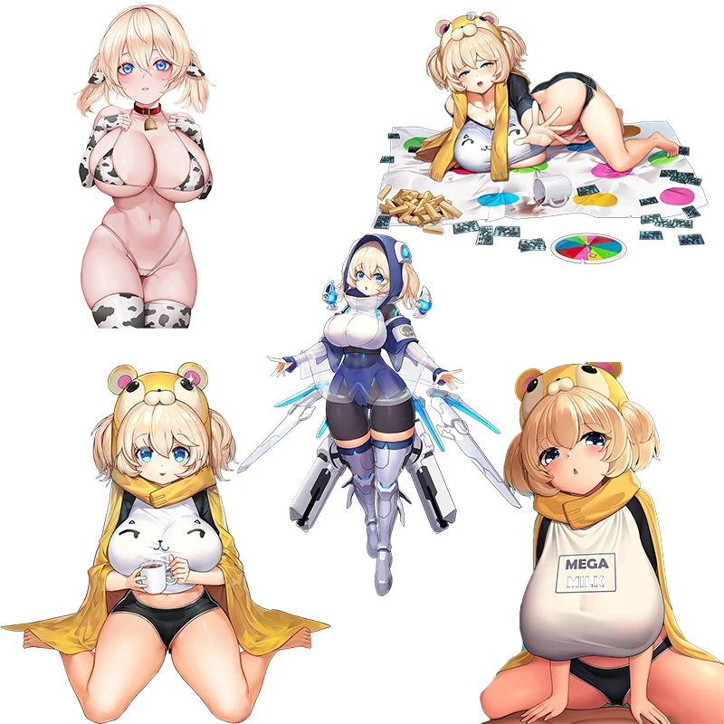 Tre Ratels Ck285 Ultima Origine Ella Del Cielo Lovely Anime Lolita Wall Sticker Per La Decorazione Domestica Car Hood Declas Self Pasting