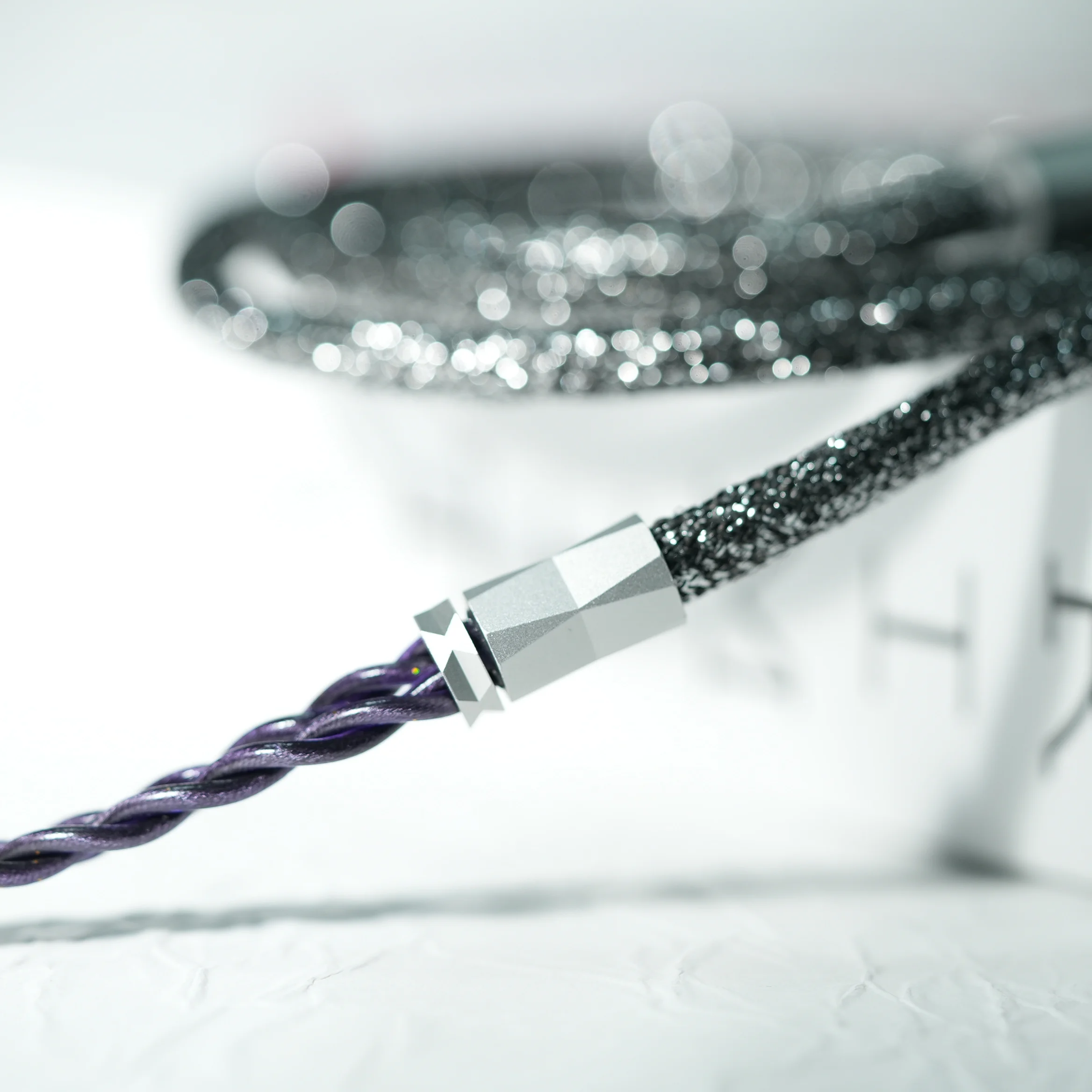 ZiSin-331 HIFI earphone upgrade cable aluminum foil fiber