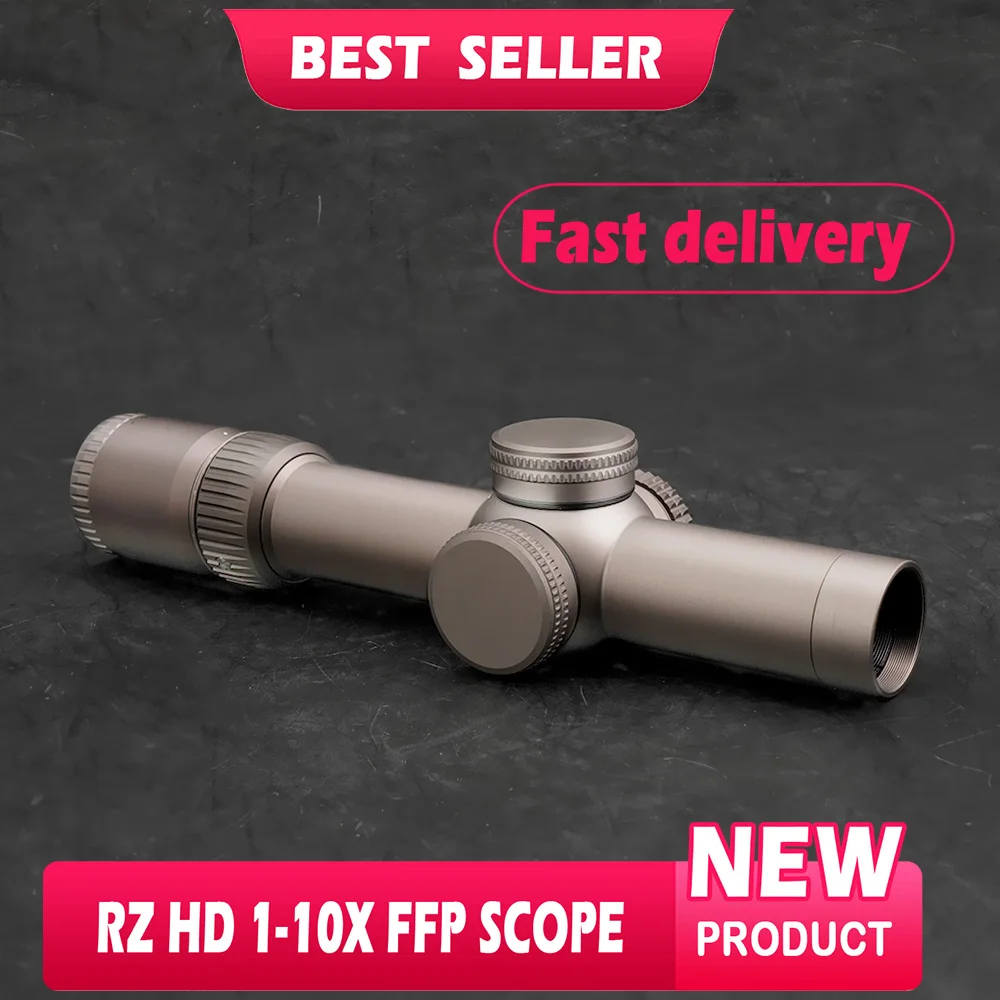 RZ HD Gen III 110x24 FFP LPVO 34mm Tube First Focal Plane Rifle Scope
