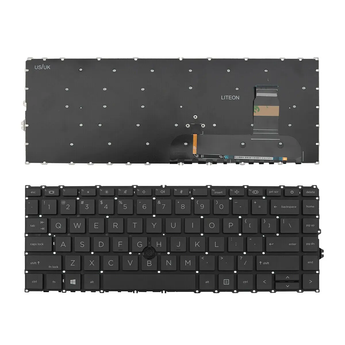 

New English US Layout Keyboard For HP EliteBook 840 G7 BLACK 6037B0161801 Without FRAME With point US