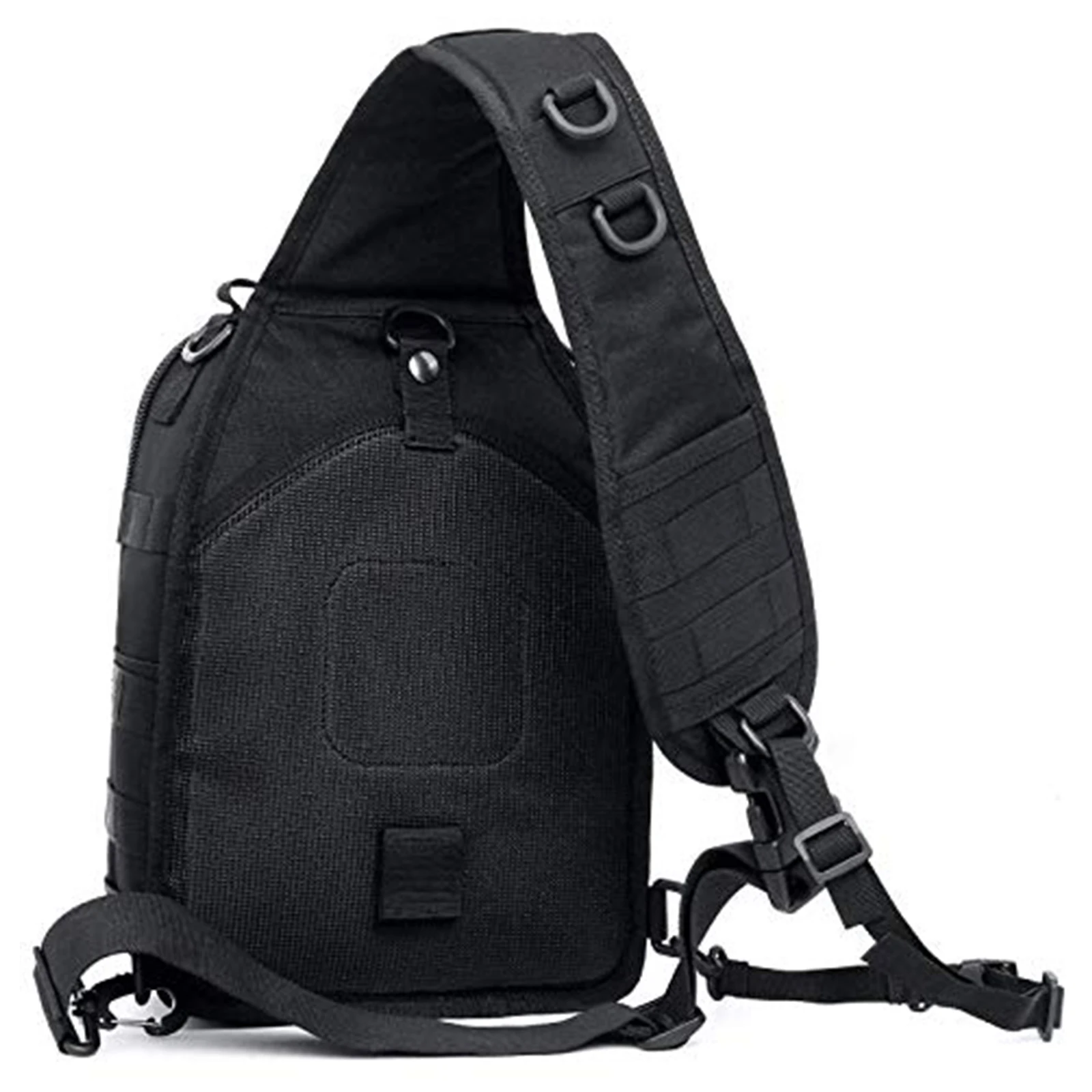 Polyester Tactical Sling Backpack for Men Trekking and Camping