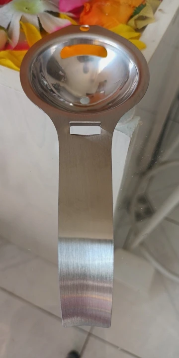 Egg Sculpt: Stainless Steel Egg Separator - Effortlessly Divide Yolk photo review