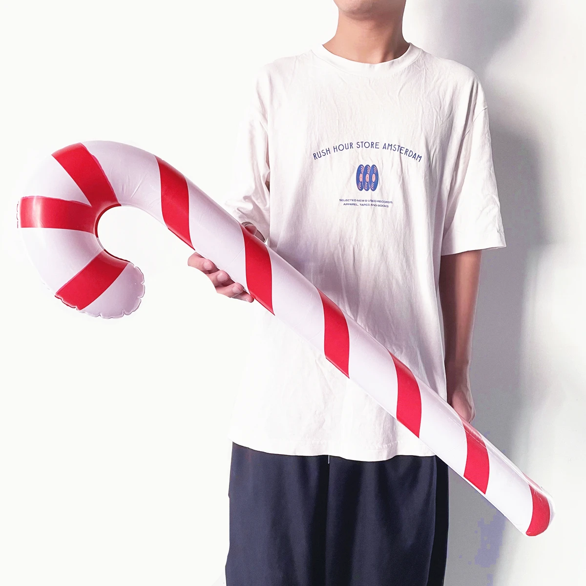 Inflatable Christmas Giant Candy Canes Decoration 90CM Novelty Xmas
